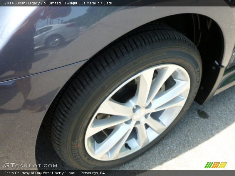Twilight Blue Metallic / Black 2014 Subaru Legacy 2.5i Limited