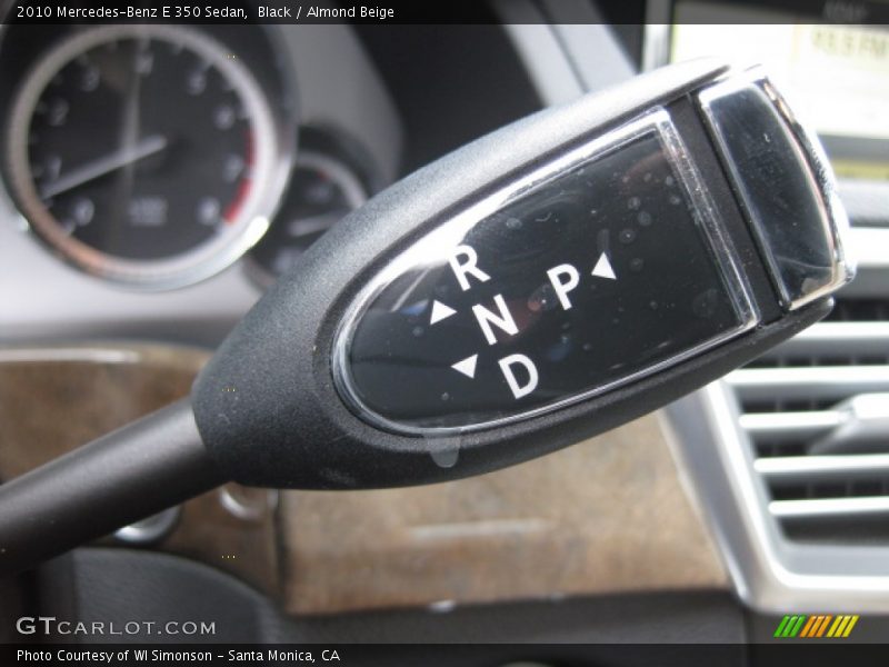 Black / Almond Beige 2010 Mercedes-Benz E 350 Sedan