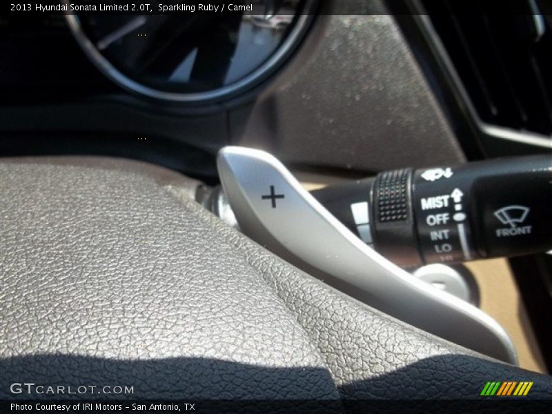 Sparkling Ruby / Camel 2013 Hyundai Sonata Limited 2.0T