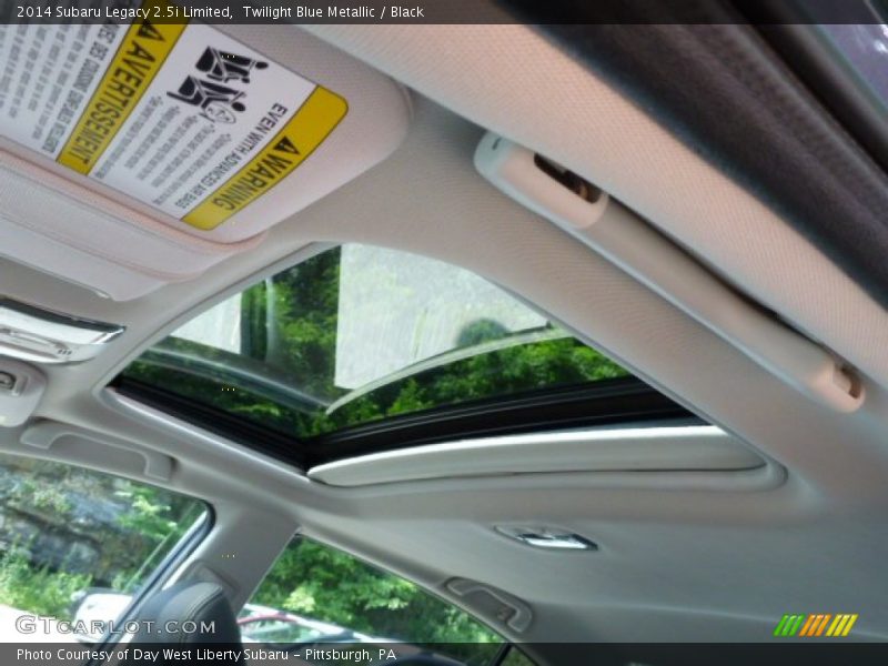 Twilight Blue Metallic / Black 2014 Subaru Legacy 2.5i Limited