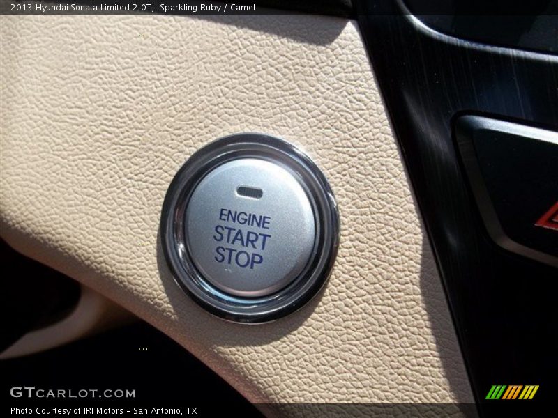 Sparkling Ruby / Camel 2013 Hyundai Sonata Limited 2.0T