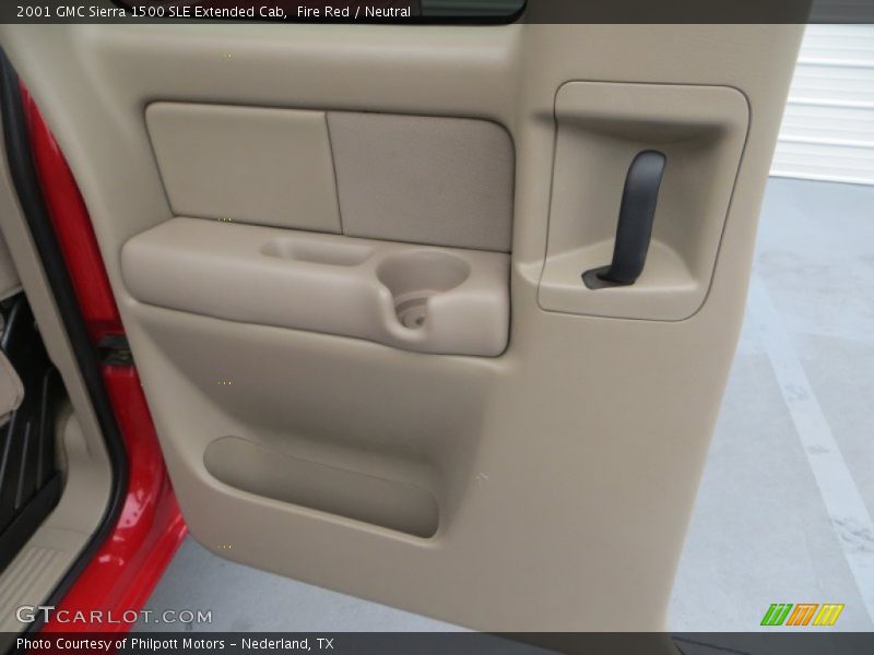Fire Red / Neutral 2001 GMC Sierra 1500 SLE Extended Cab