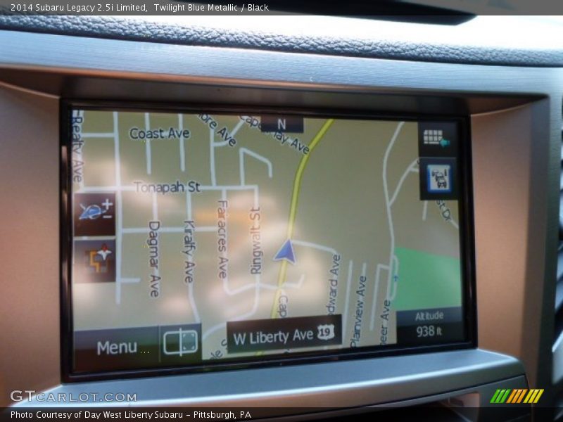 Twilight Blue Metallic / Black 2014 Subaru Legacy 2.5i Limited