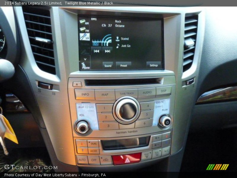 Twilight Blue Metallic / Black 2014 Subaru Legacy 2.5i Limited