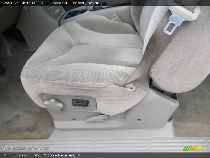 Fire Red / Neutral 2001 GMC Sierra 1500 SLE Extended Cab