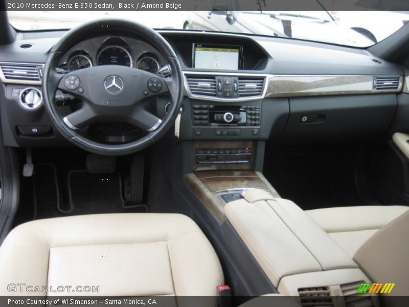 Black / Almond Beige 2010 Mercedes-Benz E 350 Sedan