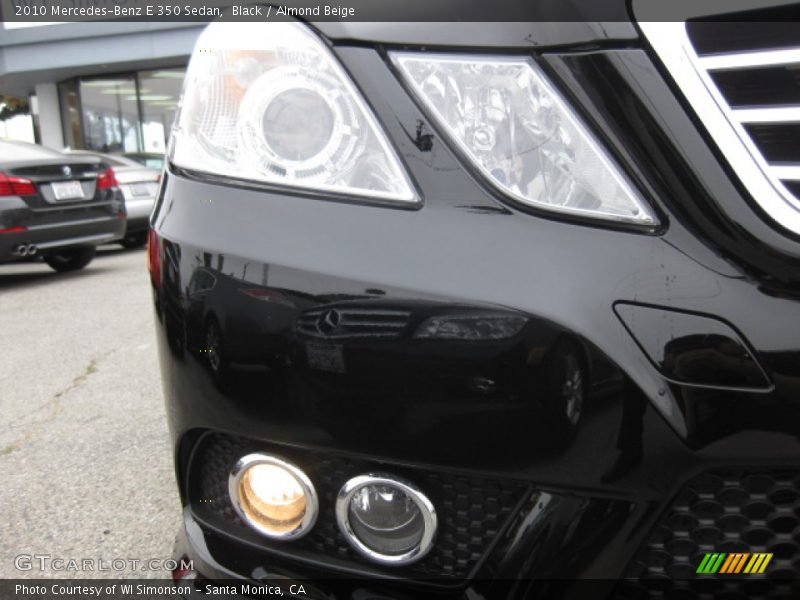 Black / Almond Beige 2010 Mercedes-Benz E 350 Sedan
