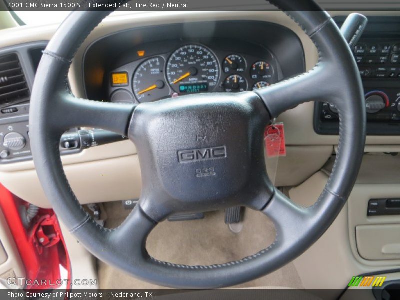  2001 Sierra 1500 SLE Extended Cab Steering Wheel