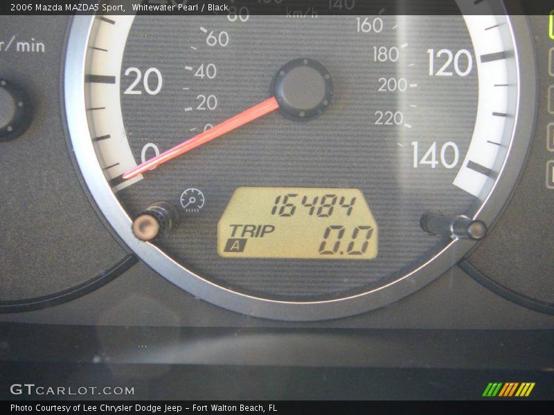 Whitewater Pearl / Black 2006 Mazda MAZDA5 Sport