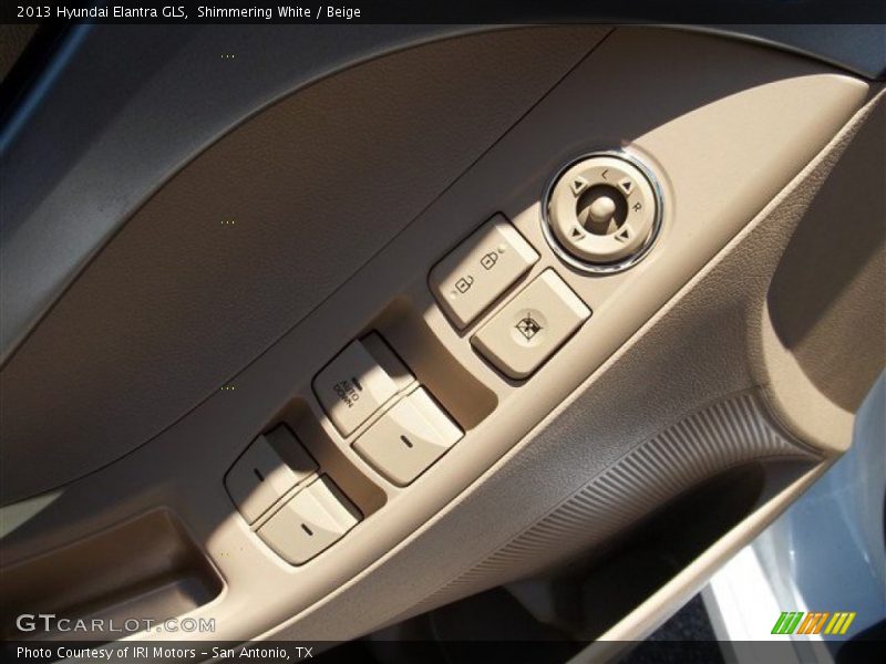 Shimmering White / Beige 2013 Hyundai Elantra GLS