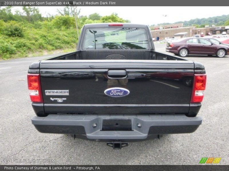 Black / Medium Dark Flint 2010 Ford Ranger Sport SuperCab 4x4