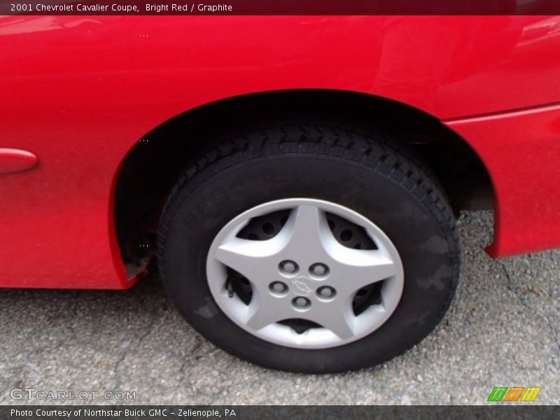 Bright Red / Graphite 2001 Chevrolet Cavalier Coupe