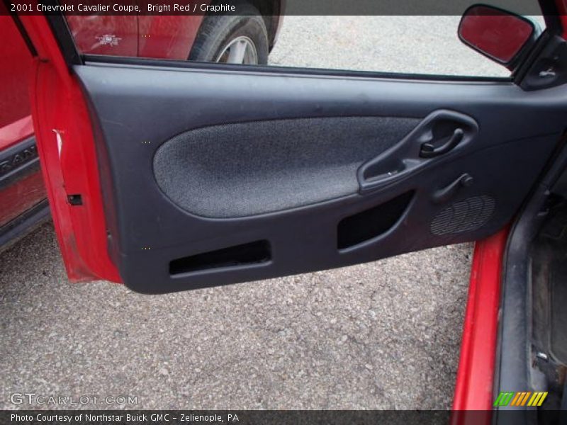 Bright Red / Graphite 2001 Chevrolet Cavalier Coupe
