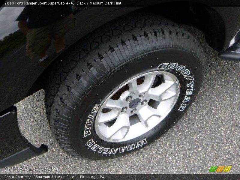 Black / Medium Dark Flint 2010 Ford Ranger Sport SuperCab 4x4