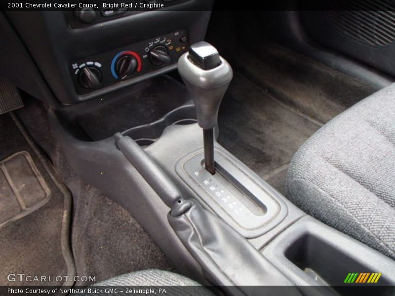 Bright Red / Graphite 2001 Chevrolet Cavalier Coupe