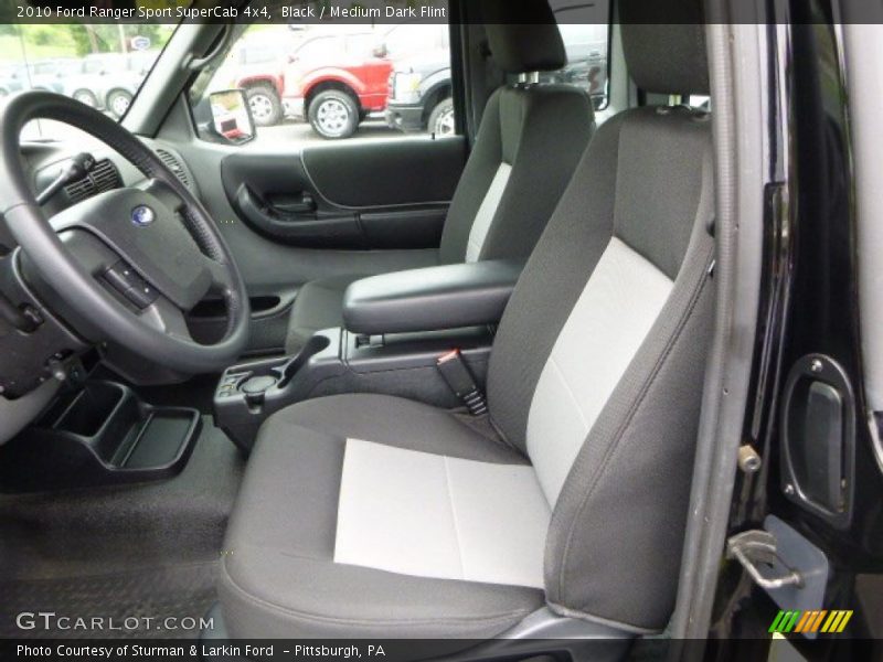 Black / Medium Dark Flint 2010 Ford Ranger Sport SuperCab 4x4