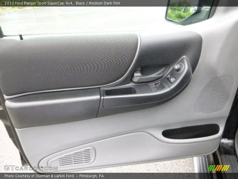 Black / Medium Dark Flint 2010 Ford Ranger Sport SuperCab 4x4