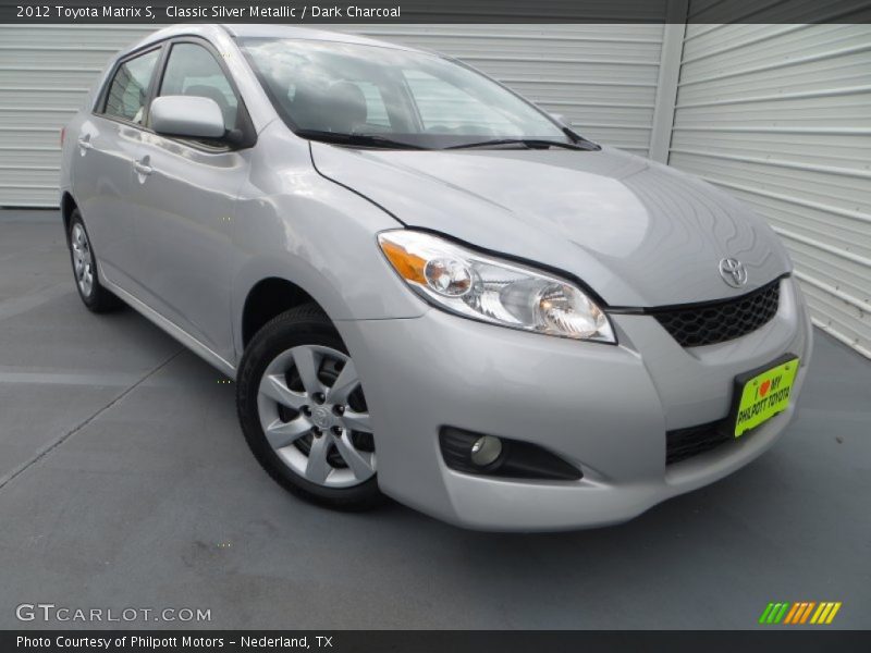 Classic Silver Metallic / Dark Charcoal 2012 Toyota Matrix S
