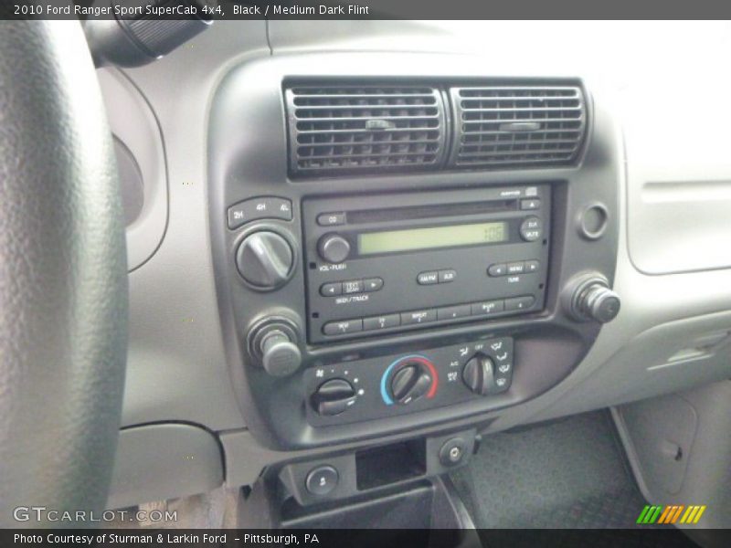 Black / Medium Dark Flint 2010 Ford Ranger Sport SuperCab 4x4