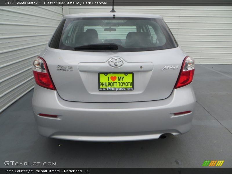 Classic Silver Metallic / Dark Charcoal 2012 Toyota Matrix S