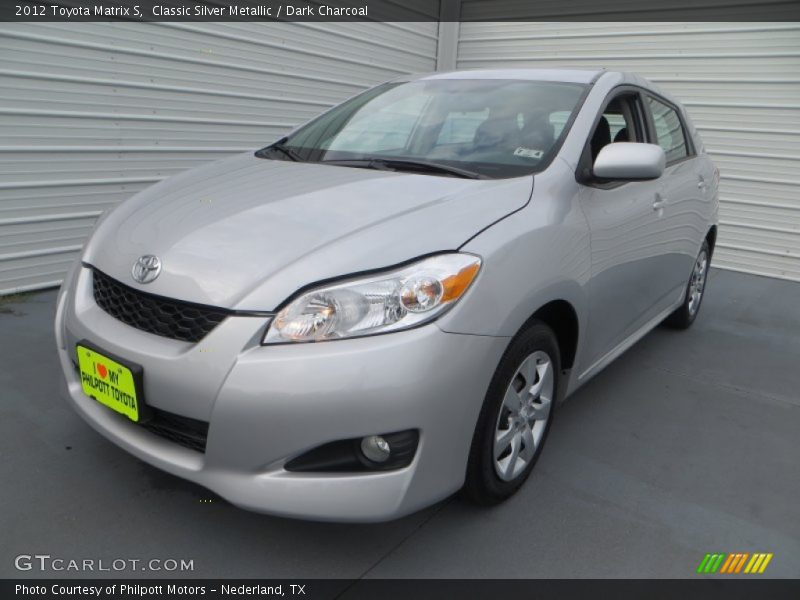 Classic Silver Metallic / Dark Charcoal 2012 Toyota Matrix S