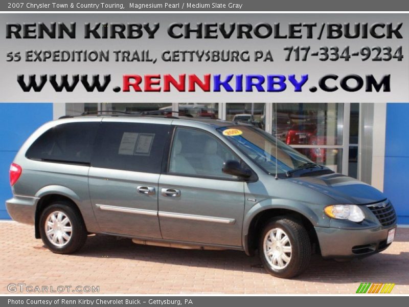 Magnesium Pearl / Medium Slate Gray 2007 Chrysler Town & Country Touring