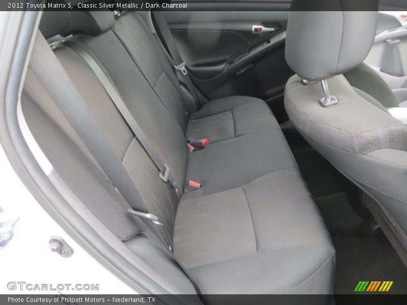 Rear Seat of 2012 Matrix S