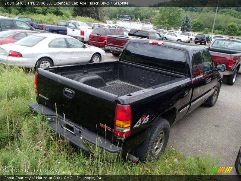 Black Onyx / Graphite 2000 GMC Sierra 1500 SLE Extended Cab 4x4