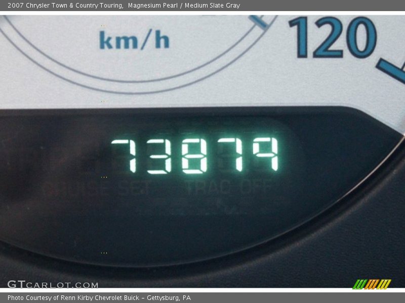 Magnesium Pearl / Medium Slate Gray 2007 Chrysler Town & Country Touring