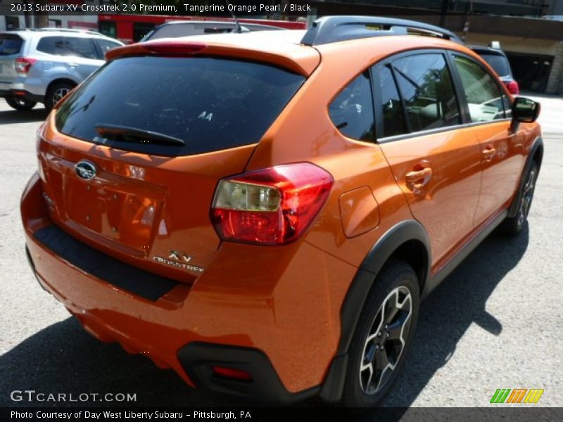 Tangerine Orange Pearl / Black 2013 Subaru XV Crosstrek 2.0 Premium