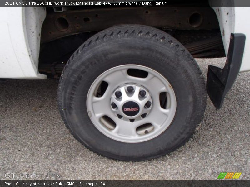 Summit White / Dark Titanium 2011 GMC Sierra 2500HD Work Truck Extended Cab 4x4