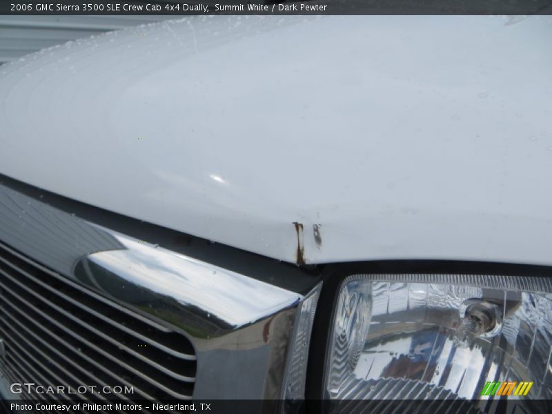 Summit White / Dark Pewter 2006 GMC Sierra 3500 SLE Crew Cab 4x4 Dually