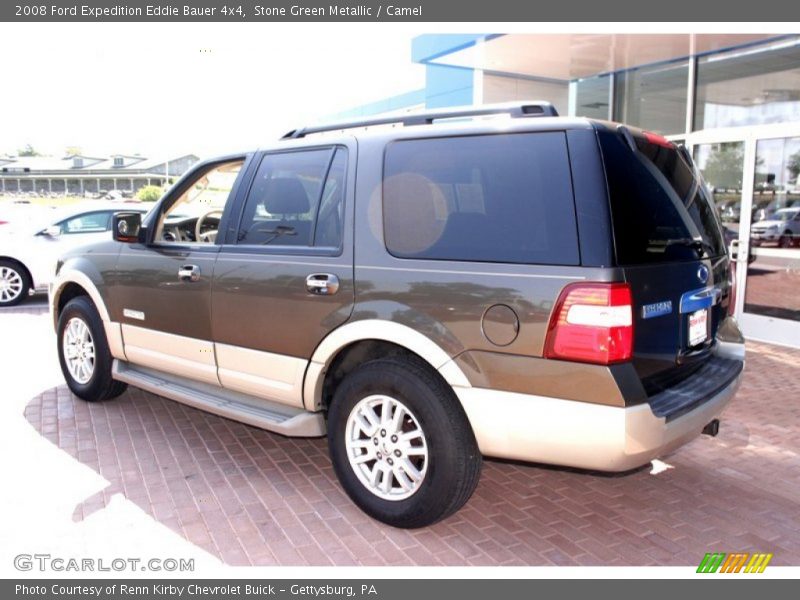 Stone Green Metallic / Camel 2008 Ford Expedition Eddie Bauer 4x4