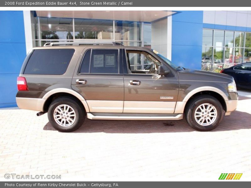 Stone Green Metallic / Camel 2008 Ford Expedition Eddie Bauer 4x4