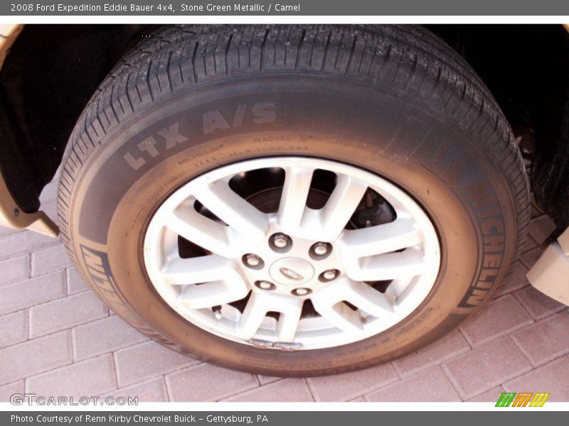 Stone Green Metallic / Camel 2008 Ford Expedition Eddie Bauer 4x4