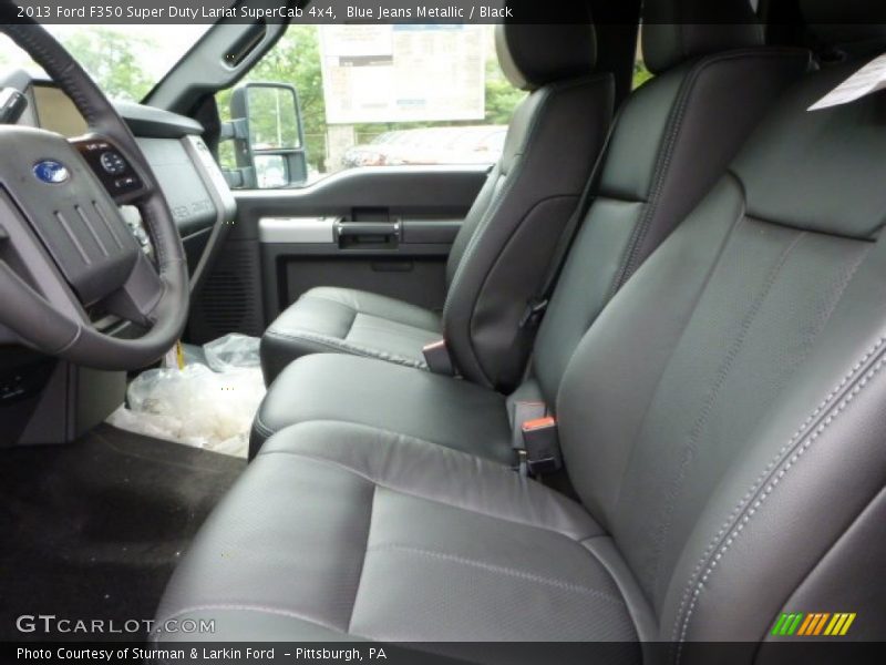 Front Seat of 2013 F350 Super Duty Lariat SuperCab 4x4