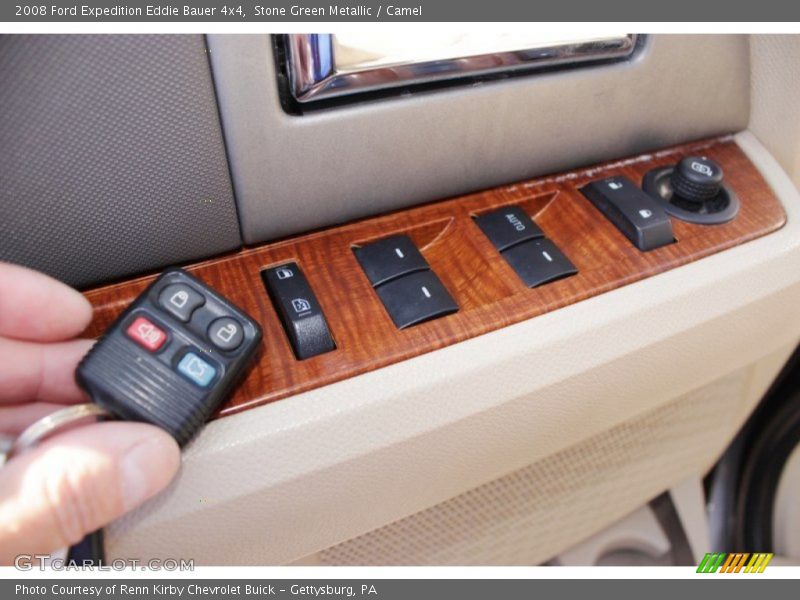 Stone Green Metallic / Camel 2008 Ford Expedition Eddie Bauer 4x4