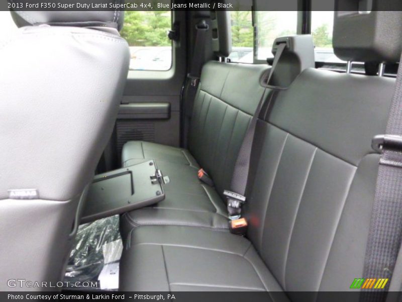 Rear Seat of 2013 F350 Super Duty Lariat SuperCab 4x4