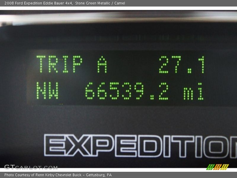 Stone Green Metallic / Camel 2008 Ford Expedition Eddie Bauer 4x4