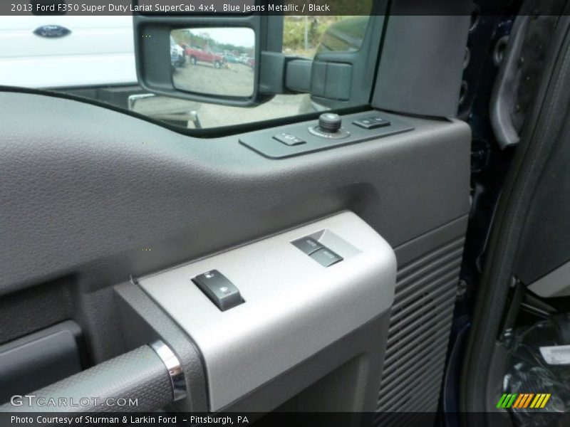 Blue Jeans Metallic / Black 2013 Ford F350 Super Duty Lariat SuperCab 4x4