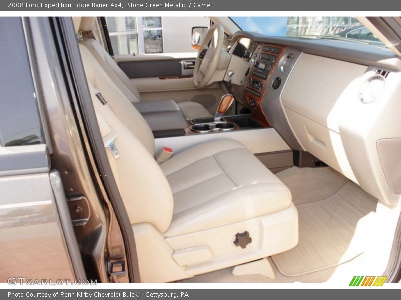 Stone Green Metallic / Camel 2008 Ford Expedition Eddie Bauer 4x4