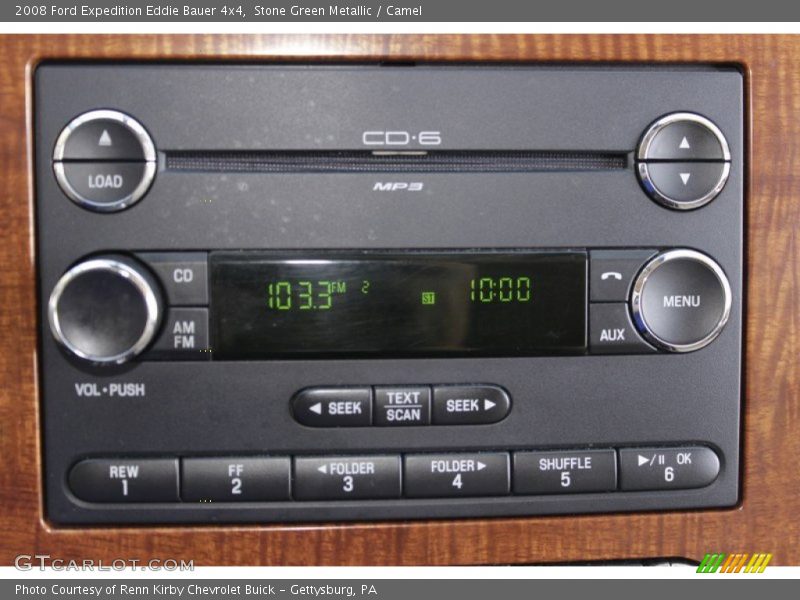 Stone Green Metallic / Camel 2008 Ford Expedition Eddie Bauer 4x4