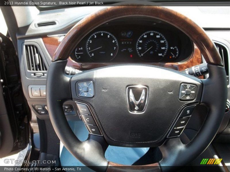 Black Noir Pearl / Jet Black 2013 Hyundai Equus Signature