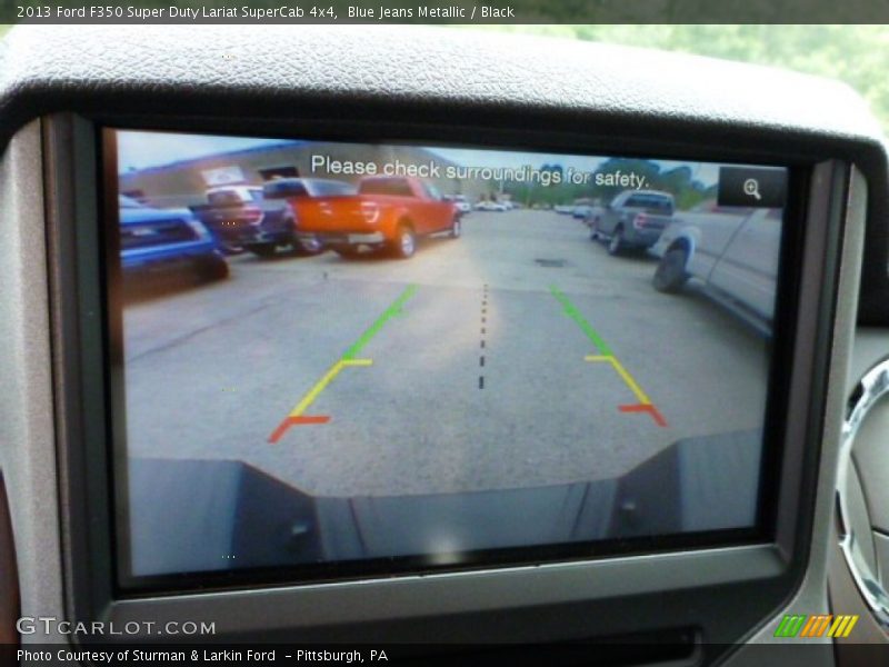 Blue Jeans Metallic / Black 2013 Ford F350 Super Duty Lariat SuperCab 4x4