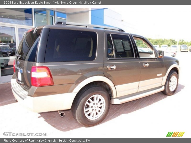 Stone Green Metallic / Camel 2008 Ford Expedition Eddie Bauer 4x4