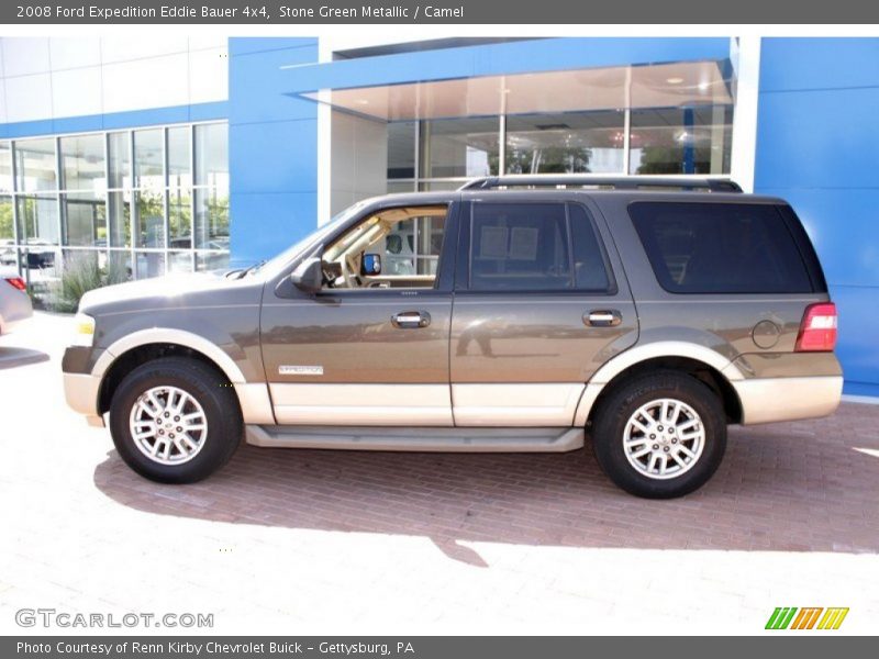Stone Green Metallic / Camel 2008 Ford Expedition Eddie Bauer 4x4