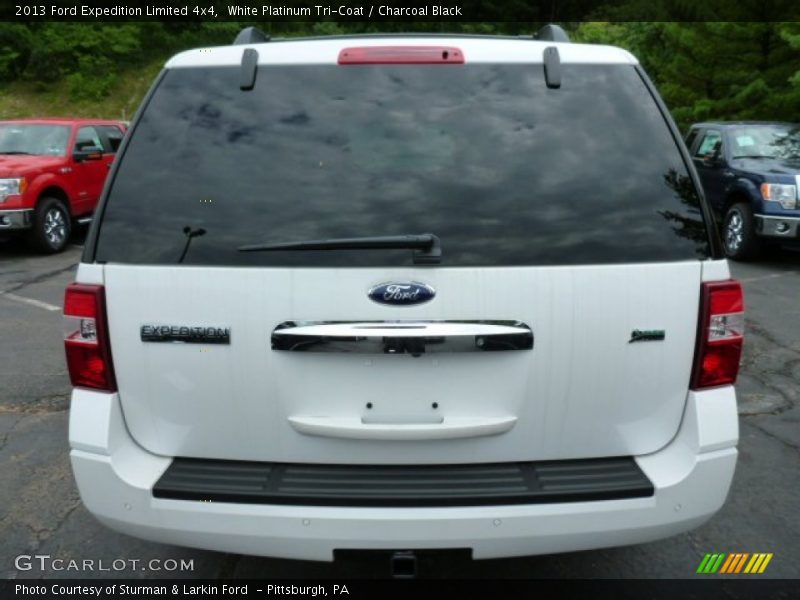 White Platinum Tri-Coat / Charcoal Black 2013 Ford Expedition Limited 4x4
