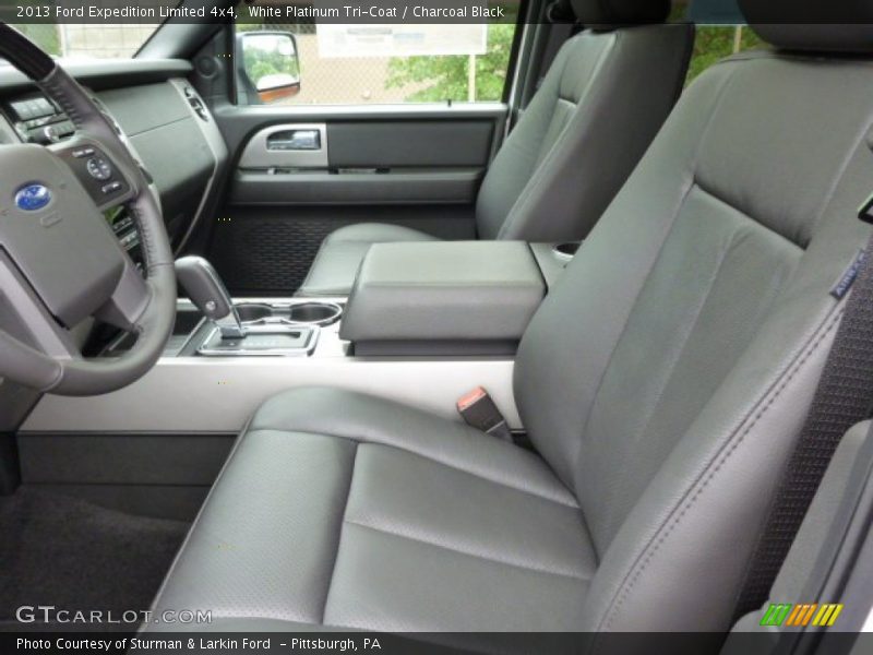 White Platinum Tri-Coat / Charcoal Black 2013 Ford Expedition Limited 4x4