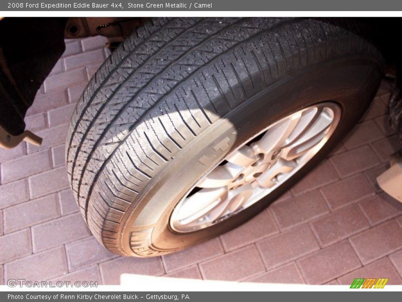 Stone Green Metallic / Camel 2008 Ford Expedition Eddie Bauer 4x4