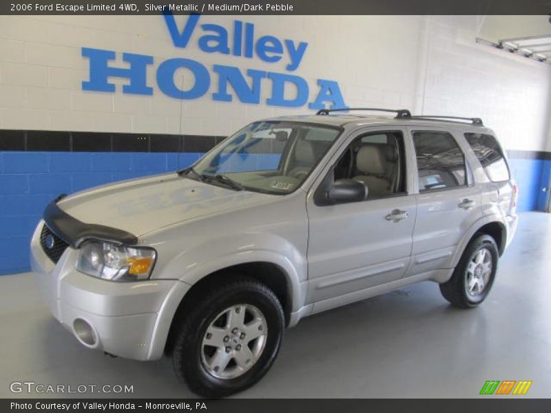 Silver Metallic / Medium/Dark Pebble 2006 Ford Escape Limited 4WD